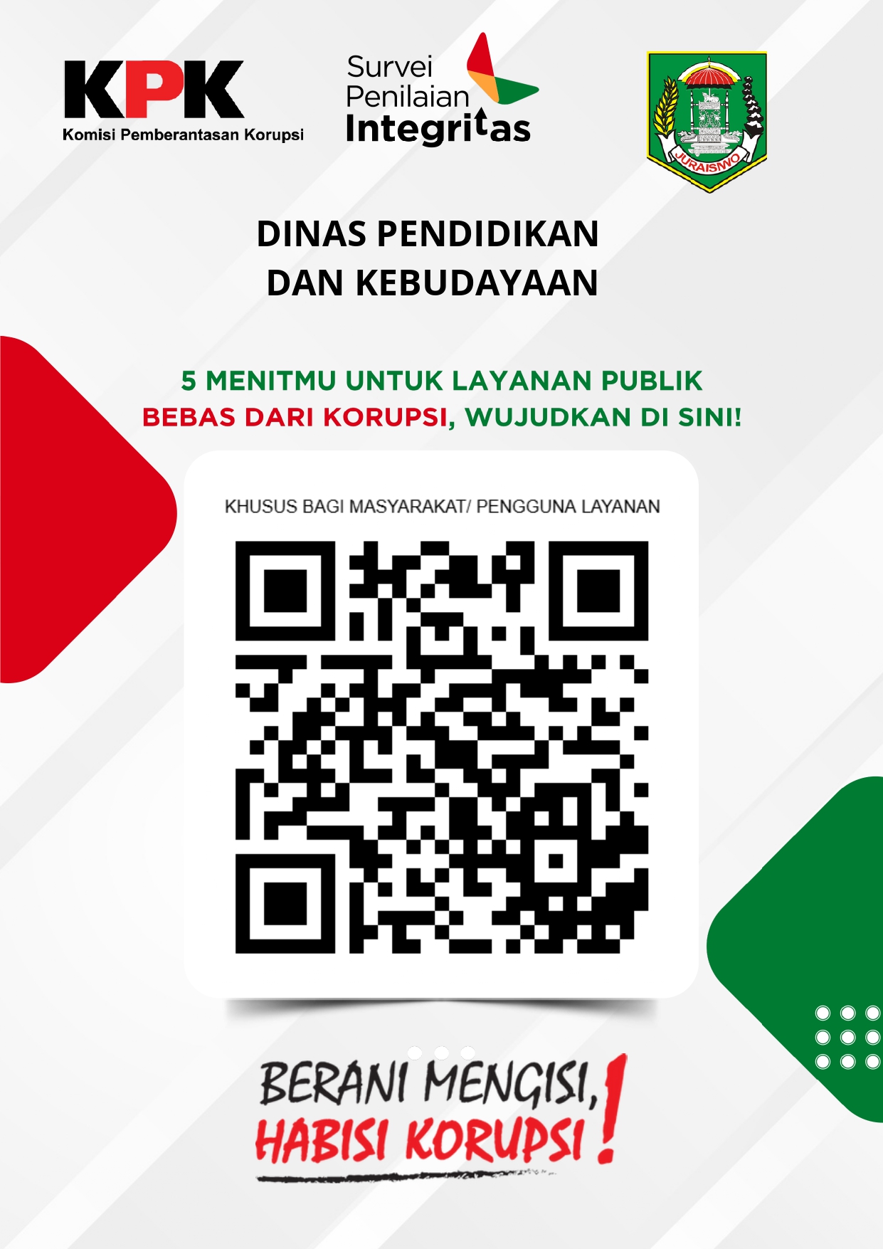 QR Code Survey Penilaian Integritas